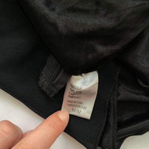 100% silk beaded/sequinned cami top - Picture 6 of 7